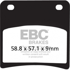 EBC brakes EBC-Brakes British Made Semi-Sintered V-Pads to fit Rear Left | ebc_FA146V | euronetbike-net