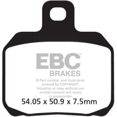 EBC brakes EBC-Brakes R Series Heavy Duty Sintered Brake Pads to fit Front Left | ebc_FA266R | euronetbike-net