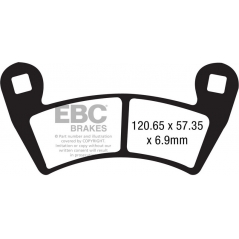 EBC brakes EBC-Brakes R Series Heavy Duty Sintered Brake Pads to fit Front Left | ebc_FA452R | euronetbike-net