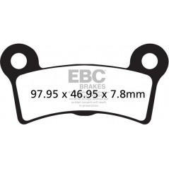 EBC brakes EBC-Brakes British Made Semi-Sintered V-Pads to fit Rear Left | ebc_FA605-4V | euronetbike-net
