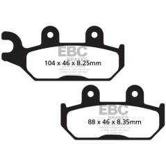 EBC brakes EBC-Brakes R Series Heavy Duty Sintered Brake Pads to fit Front Right | ebc_FA645R | euronetbike-net