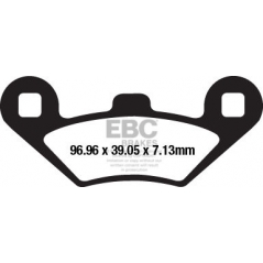 EBC brakes EBC-Brakes SFA Series Scooter Organic Pads to fit Front Left | ebc_SFA650 | euronetbike-net