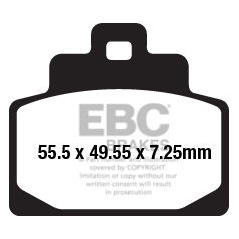 EBC brakes EBC-Brakes SFAHH Sintered Scooter Series Pads to fit Front Left | ebc_SFA681HH | euronetbike-net