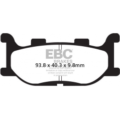 EBC brakes EBC-Brakes SFAC Carbon Series Scooter Pads to fit Front Left | ebc_SFAC199 | euronetbike-net