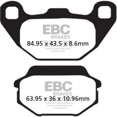EBC brakes EBC-Brakes SFAC Carbon Series Scooter Pads to fit Front Left | ebc_SFAC305 | euronetbike-net