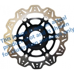 EBC brakes EBC-Brakes Vee-Series Sport Bike Disc (Black Hub) to fit Front Left | ebc_VR1003BLK | euronetbike-net