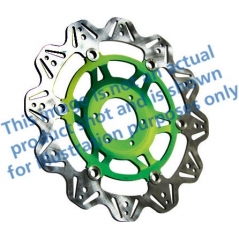 EBC brakes EBC-Brakes Vee-Series Sport Bike Disc (Green Hub) to fit Front Left | ebc_VR4152GRN | euronetbike-net