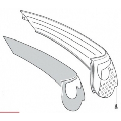 GIVI Parts GIVI Reflector Red With White Background Film | Z696R | givi_Z696R | euronetbike-net