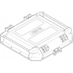 GIVI Parts GIVI Suitcase Cover Alu Black For Obkn58B | ZOBKN58BCM | givi_ZOBKN58BCM | euronetbike-net