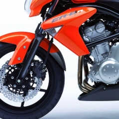 Pyramid Plastics parts Pyramid Plastics Kawasaki ER-6N Extenda Fenda Matte Black 2006>2008 | 053002 | pyr_053002 | euronetbike-net