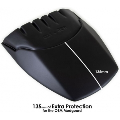 Pyramid Plastics parts Pyramid Plastics Honda CBR 1000 RR Hugger Extension Matte Black 2004>2007 | 071965 | pyr_071965 | euronetbike-net