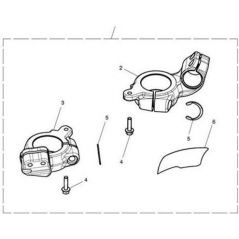 Triumph OEM Parts Triumph Riser Low RH D25.4 | A9630179 | tri_A9630179 | euronetbike-net