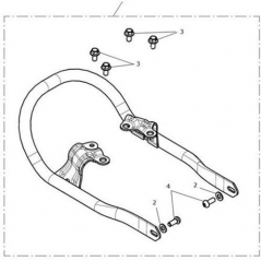 Triumph OEM Parts Triumph Grab Rail Kit, Black A9758330 # TRIUMPH | A9758330 | tri_A9758330 | euronetbike-net