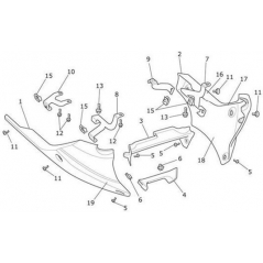 Triumph OEM Parts Triumph Moulding Panel Centre Upper | T2303102 | tri_T2303102 | euronetbike-net