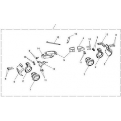 Triumph OEM Parts Triumph Clamp, Fog Lamp, Inner T9830155 | T9830155 | tri_T9830155 | euronetbike-net