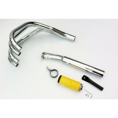 Marving Exhaust MARVING 4/1 RACING GROUP - CHROMIUM | H/00/BC | mvg_H-00-BC | euronetbike-net