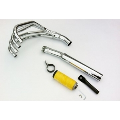 Marving Exhaust MARVING 4/1 RACING GROUP - CHROMIUM | H/21/BC | mvg_H-21-BC | euronetbike-net