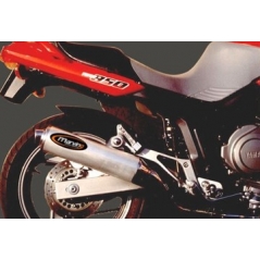 Marving Exhaust MARVING CYLINDRICAL Ø 100 COUPLE - CHROMIUM + ALUMINIUM | Y/2113/BC | mvg_Y-2113-BC | euronetbike-net