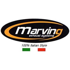 Marving Exhaust MARVING 4/1 CYLINDRICAL GROUP - BLACK | Y/9003/NC | mvg_Y-9003-NC | euronetbike-net