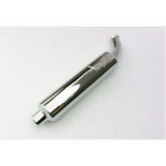 Marving Exhaust MARVING 4/1 CYLINDRICAL GROUP - CHROMIUM | Y/9006/BC | mvg_Y-9006-BC | euronetbike-net