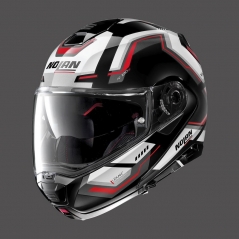 Nolan Nolan Modular Helmet N100.5 Upwind N-com Black Red, XXS | N150005220619 | nol_N150005220619 | euronetbike-net