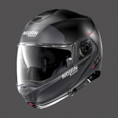 Nolan Nolan Modular Helmet N100.5 Plus Distinctive N-com Black Flat, XXS | N1P0006150219 | nol_N1P0006150219 | euronetbike-net