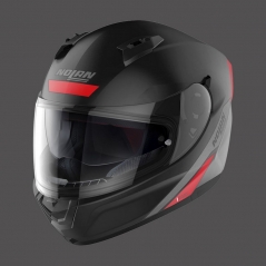 Nolan Nolan Full Face Helmet N60.6 Staple N-com Red Black Matt, XXS | N660005270419 | nol_N660005270419 | euronetbike-net