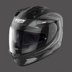 Nolan Nolan Full Face Helmet N60.6 Anchor N-com Grey Black Matt, XXS | N660005760209 | nol_N660005760209 | euronetbike-net