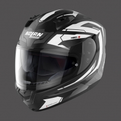 Nolan Nolan Full Face Helmet N60.6 Anchor N-com White Black Matt, XXS | N660005760219 | nol_N660005760219 | euronetbike-net