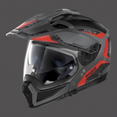 Nolan Nolan Modular Helmet N70.2x Torpedo N-com Red Lava Grey Matt, XXS | N7X0005470429 | nol_N7X0005470429 | euronetbike-net