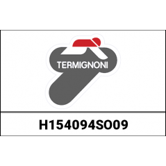 Termignoni Termignoni SLIP ON CONICAL BLACK + LINK, STAINLESS STEEL, TITANIUM, Racing, Without Catalyzer | H154094SO09 | ter_H154094SO09 | euronetbike-net