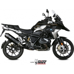 Mivv silencers Mivv SPORT SPEED EDGE SLIP-ON Muffler BLACK STAINLESS STEEL for BMW R 1250 GS 2018 ECE approved (Euro4) | B.034.LRB | mivv_B034LRB | euronetbike-net