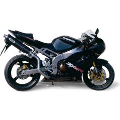 Mivv silencers Mivv SPORT OVAL SLIP-ON Muffler CARBON for KAWASAKI ZX-6 RR 2003 - 2004 EC approved | AK.009.L3 | mivv_AK009L3 | euronetbike-net