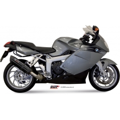 Mivv silencers Mivv SPORT SUONO SLIP-ON Muffler BLACK STAINLESS STEEL for BMW K 1200 R / S / GT 2005 - 2008 EC approved | B.003.L9 | mivv_B003L9 | euronetbike-net