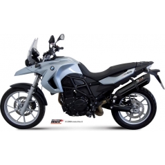 Mivv silencers Mivv SPORT SUONO SLIP-ON Muffler BLACK STAINLESS STEEL for BMW F 650 GS 2008 - 2012 ECE approved | B.007.L9 | mivv_B007L9 | euronetbike-net