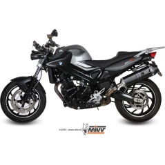 Mivv silencers Mivv SPORT SPEED EDGE SLIP-ON Muffler BLACK STAINLESS STEEL for BMW F 800 R / GT 2009 ECE approved (Euro3/Euro4) | B.008.LRB | mivv_B008LRB | euronetbike-net