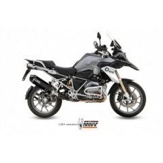Mivv silencers Mivv SPORT SPEED EDGE SLIP-ON Muffler BLACK STAINLESS STEEL for BMW R 1200 GS 2013 - 2017 ECE approved (Euro3/Euro4) | B.016.LRB | mivv_B016LRB | euronetbike-net