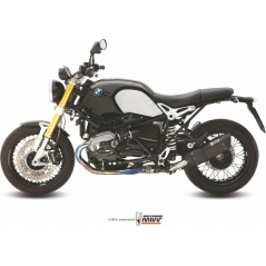 Mivv silencers Mivv SPORT SUONO SLIP-ON Muffler BLACK STAINLESS STEEL for BMW R NINE T 2014 ECE approved (Euro3/Euro4) | B.021.L9 | mivv_B021L9 | euronetbike-net