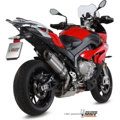 Mivv silencers Mivv SPORT SUONO SLIP-ON Muffler STAINLESS STEEL for BMW S 1000 XR 2015 ECE approved (Euro3/Euro4) | B.027.L7 | mivv_B027L7 | euronetbike-net