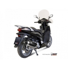 Mivv silencers Mivv URBAN Imp. compl./Full sys. 1x1 STAINLESS STEEL for HONDA SH 300 2007 - 2014 EC approved | C.HO.0005.B | mivv_CHO0005B | euronetbike-net