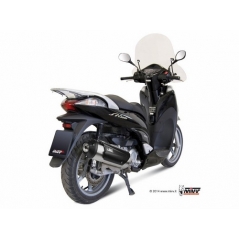 Mivv silencers Mivv URBAN Imp. compl./Full sys. 1x1 STAINLESS STEEL for HONDA SH 300 2007 - 2014 ECE approved | C.HO.0005.K | mivv_CHO0005K | euronetbike-net