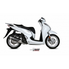 Mivv silencers Mivv URBAN Imp. compl./Full sys. 1x1 STAINLESS STEEL for HONDA SH 300 2015 - 2016 EC approved | C.HO.0007.B | mivv_CHO0007B | euronetbike-net