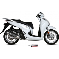 Mivv silencers Mivv URBAN Imp. compl./Full sys. 1x1 STAINLESS STEEL for HONDA SH 300 2015 - 2016 ECE approved (Euro3) | C.HO.0007.K | mivv_CHO0007K | euronetbike-net