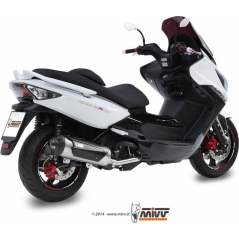 Mivv silencers Mivv URBAN Imp. compl./Full sys. 1x1 STAINLESS STEEL for KYMCO XCITING 500 2005 - 2014 ECE approved | C.KY.0014.K | mivv_CKY0014K | euronetbike-net