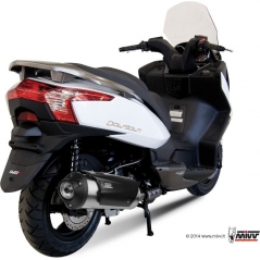 Mivv silencers Mivv URBAN Imp. compl./Full sys. 1x1 STAINLESS STEEL for KAWASAKI J300 2014 - 2016 ECE approved (Euro3) | C.KY.0016.K | mivv_CKY0016K | euronetbike-net