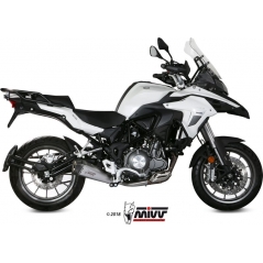 Mivv silencers Mivv SPORT DELTA RACE SLIP-ON Muffler STAINLESS STEEL for BENELLI TRK 502 2017 ECE approved (Euro4) | E.003.LDRX | mivv_E003LDRX | euronetbike-net