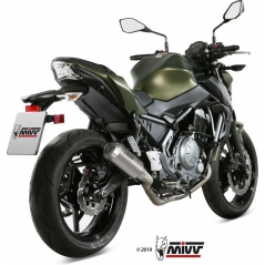 Mivv silencers Mivv SPORT M3 Imp. compl./Full sys. 2x1 STAINLESS STEEL for KAWASAKI NINJA 650 2017 NOT approved | K.044.SM3X | mivv_K044SM3X | euronetbike-net