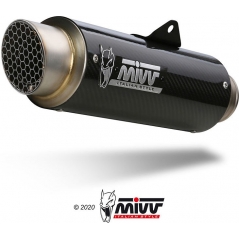 Mivv silencers Mivv SPORT GPpro SLIP-ON Muffler CARBON for KAWASAKI NINJA 125 2019 ECE approved (Euro4) | K.048.L2P | mivv_K048L2P | euronetbike-net