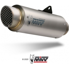 Mivv silencers Mivv SPORT GPpro SLIP-ON Muffler TITANIUM for KAWASAKI NINJA 125 2019 ECE approved (Euro4) | K.048.L6P | mivv_K048L6P | euronetbike-net