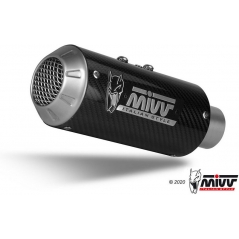 Mivv silencers Mivv SPORT M3 SLIP-ON Muffler CARBON for KAWASAKI NINJA 125 2019 NOT approved | K.048.SM3C | mivv_K048SM3C | euronetbike-net